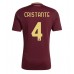 AS Roma Bryan Cristante #4 Hjemmedrakt 2024-25 Korte ermer